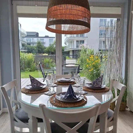 Apartment Wyspa Mew - Premium Z Prywatnym Ogrodem, 150 M Od Plazy